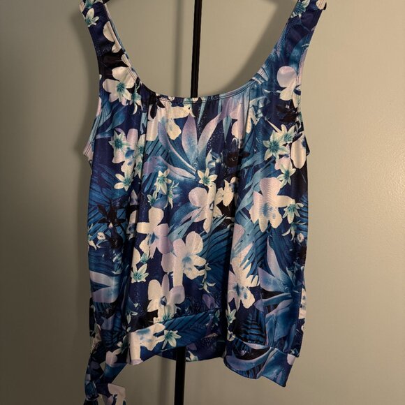 Swimsuits for All Side Tie Blouson Tankini Top 2 Patterns Size 20 - Picture 2 of 6